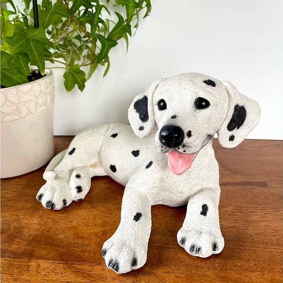Castagna DALMATIAN Puppy Dog Made in Italy Resin Statue Vintage - Picture 6 of 10